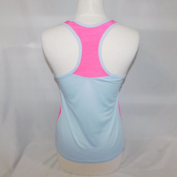 Xersion Womens S Light Blue Pink Tank Top - Picture 6 of 7